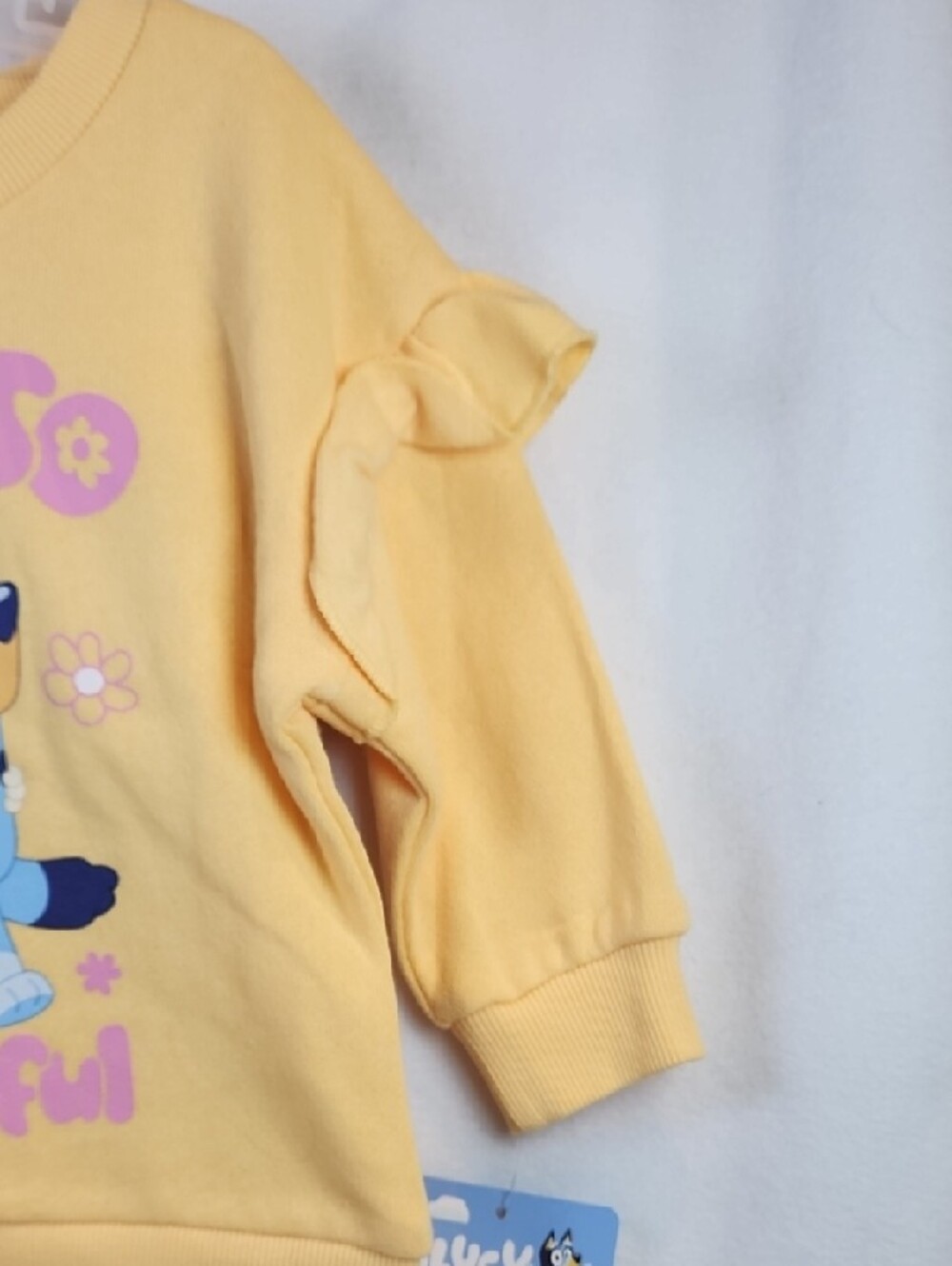 Bluey Girls Yellow & Blue 2pc 'Wow So Beautiful' Bluey Kids Set - Picture 6 of 13